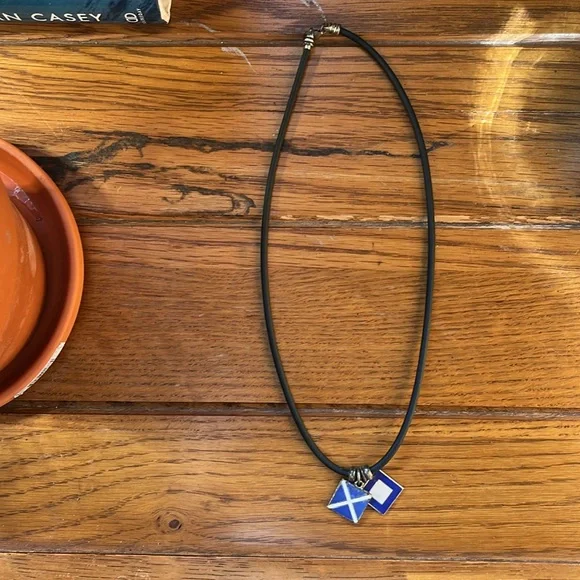 Nautical Anchor Pendant Necklace “Mike-Papa” - Picture 2 of 5